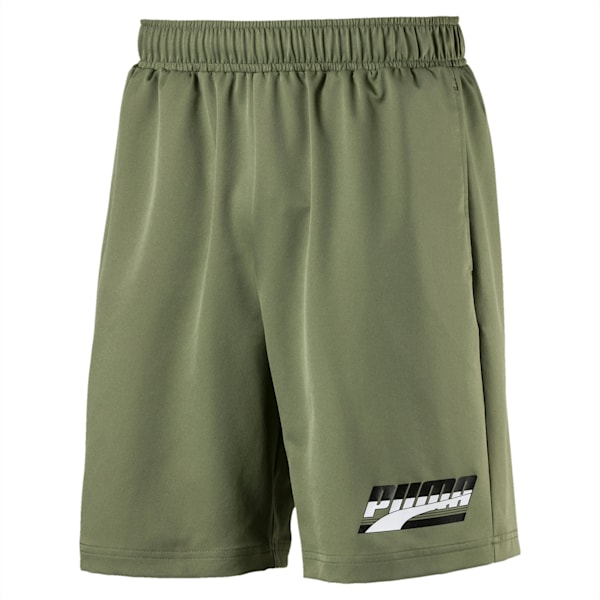 Rebel Woven 8" Men's Shorts, Olivine, extralarge-IND